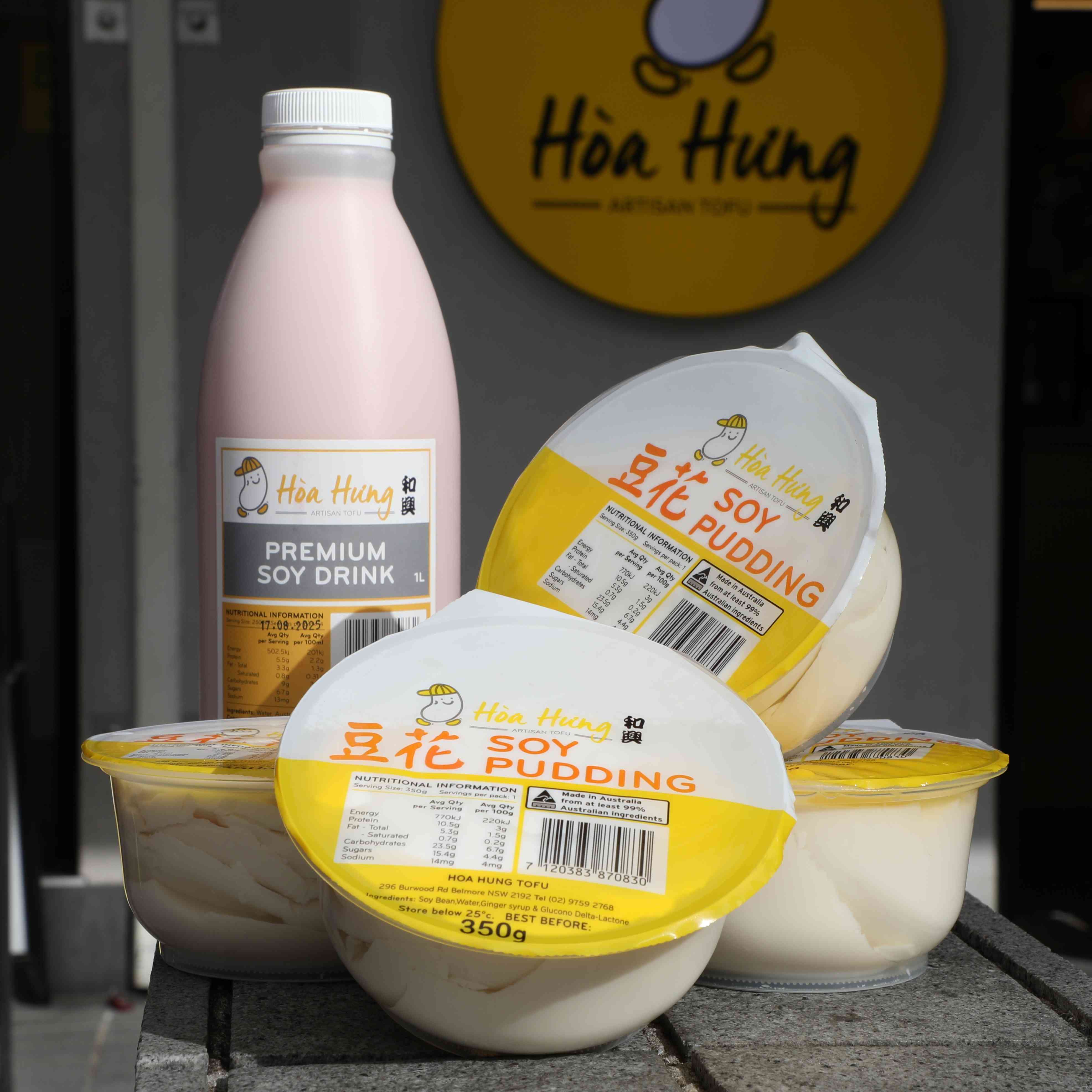 Fresh tofu products from Hoa Hung